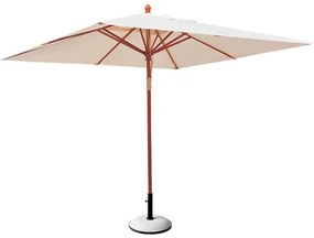 Дървен чадър Солейл Ε913 - бял цвят