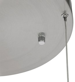 Стъклена висяща лампа кръгла с LED 3-степенна димируема 3-светлина - Lyani