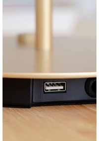 Оранжева LED затъмняваща се настолна лампа с метален абажур (височина 41,5 cm) Asteria Table – UMAGE