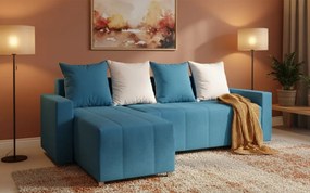 Ъгъл диван Odette-Light blue