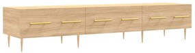 829143 vidaXL ТВ шкаф, сонома дъб, 150x36x30 см, инженерно дърво