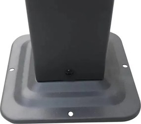 Пергола Hesperide Evonis, Алуминий и стомана, Графит, 6x3 m