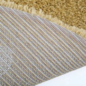 Детски килим в цвят жълта охра ø120 cm Bohemian Bird Miel – Nattiot