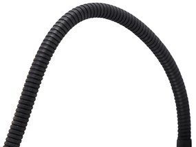 Дизайнерски стенен аплик черен 18,5 см с LED и димер - Tableau