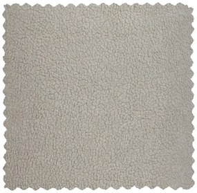 Бежов пуф, ø 46 cm Sara - WOOOD