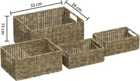 Комплект от 4 коша 5five, Ротанг