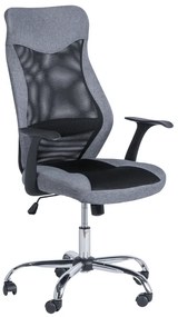 Президентски офис стол Carmen 7528 - сив