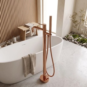 Cмесител-свободно стоящ  Rea Lungo Diamond Copper