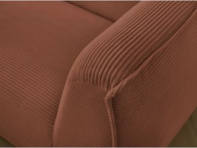 Оранжев диван от рипсено кадифе 242 cm Giorgia – Bobochic Paris