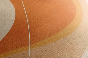 Картина на платно – Художествени линии Peach Fuzz
