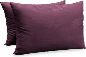 Сет луксозно одеяло и 2 възглавници лилав