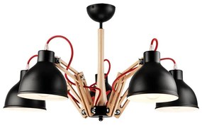 Полилей за повърхностен монтаж MARCELLO 5xE27/60W/230V