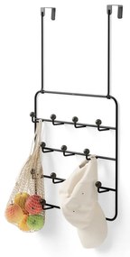 Черна метална закачалка за врата 36 cm Estique - Umbra