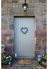 Изтривалка от кокосови влакна 40x60 cm May the Force Be With Your – Artsy Doormats