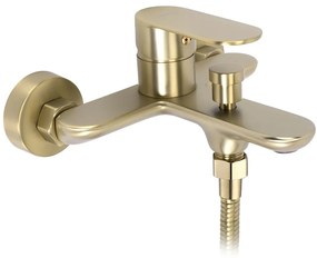 Смесител за вана DROP Brush Gold