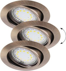 Rabalux Lite Вградени и повърхностно монтирани лампи IP40 GU10 1x MAX 50W 3000K 1051