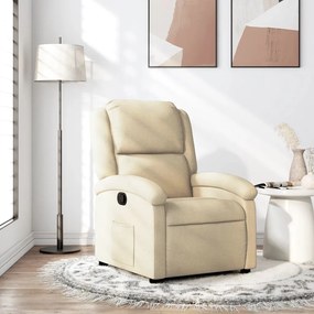 371760 vidaXL Наклоняем стол, кремав, текстил