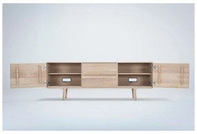 ТВ скрин от масивна дъбова дървесина Fawn - Gazzda