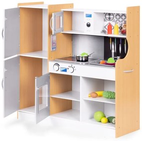 Детска кухня със звуци, светодиоди и тебешир + аксесоари
