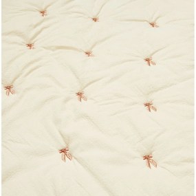 Светложълто/розово олекотено бебешко одеяло от органичен памук 90x120 cm Bows – Cam Cam Copenhagen