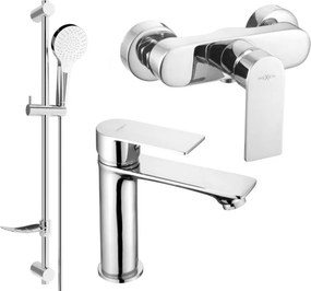 Mexen Royo DF05 душов комплект, хром - 72204DF05-00