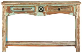 247925 vidaXL Конзолна маса, 120x40x75 см, регенерирано дърво масив