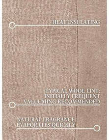 Бежов ръчно изработен килим със смес от вълна 125x200 cm Kari Organic – Villeroy&amp;Boch