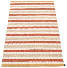 Килим за открито и закрито в тухлен и кремав цвят 70x120 cm Teo Brick – Pappelina