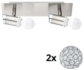 Eglo - LED точково осветително тяло MY CHOICE 2xE14/4W/230V хром