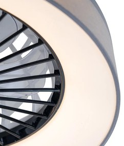 Таванен вентилатор сив с LED с дистанционно управление - Emily