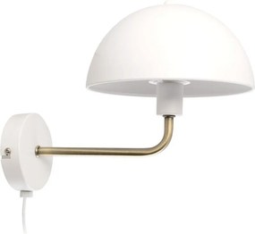 Стенна лампа в бяло-златист цвят, височина 25 cm Bonnet - Leitmotiv