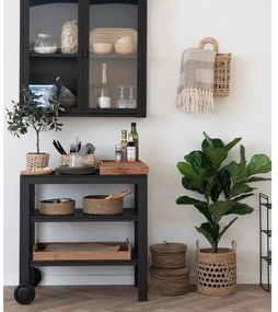 Маса за сервиране на колелца 45x75 cm Taormina – House Nordic