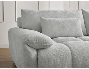 Светлосив шенилов диван 264 cm Ivane – Bobochic Paris