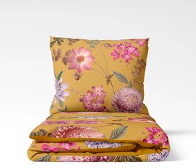 Спално бельо за единично легло от памучен сатен 140 x 200 cm Blossom - Bonami Selection