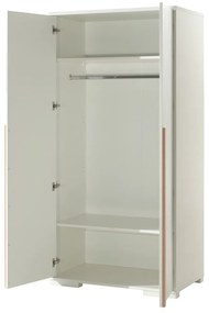 Бял детски гардероб 99x195 cm Londen - Vipack