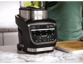Блендер Ninja HB150EU, 1000W, 1.7 л, 10 програми, Auto-iQ, 2в1, Топлоустойчиво стъкло, Черен