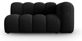 Черно-антрацитен модулен диван (десен ъгъл) Lupine – Micadoni Home