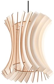 Висящо осветително тяло естествено с дървен абажур ø 30 cm Menges – Nice Lamps