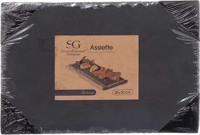 Съд за сервиране от шисти Secret de Gourmet, 20x30см