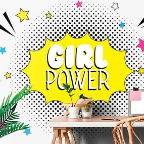 Тапет – С поп арт надпис - GIRL POWER
