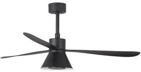 FARO 33761WT-23-LED Димируем вентилатор AMELIA L CONE LED/20W/230V черен Ø 132 см WT + д.у.