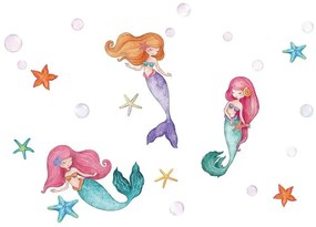 Декоративни стикери за стена Mermaids L