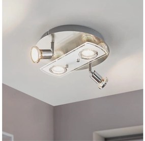 Eglo 32001 - LED таванно осветително тяло PAWEDO 1 4xGU10-LED/3W/230V