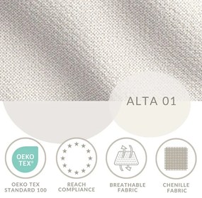 Кремаво боксспринг легло с място за съхранение 200x200 cm Blend – Maison de Rêve