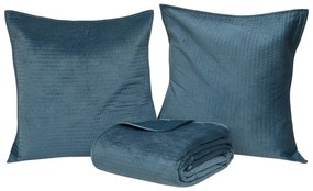 Комплект шалте с 2 бр. калъфка atmosphera Lilou, 240x260 cm - Зелен