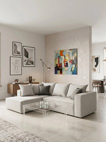 Ъглов диван Opalin-Екру-Ляво