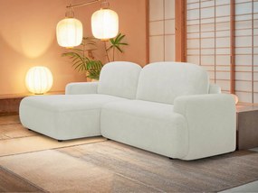 Ъглов диван Alivar-Бяло-Ляв