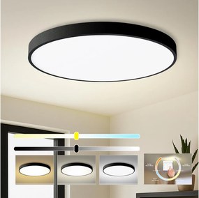 Brilagi- LED таванно осветително тяло POOL LED/128W/230V 3000/4500/6000K Ø 100 cm черно