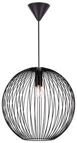 Nordlux - Полилей на кабел BERONI 1xE27/60W/230V черен