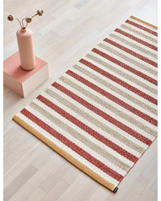 Пътека за открито и закрито в тухлен и кремав цвят 85x200 cm Teo Brick – Pappelina